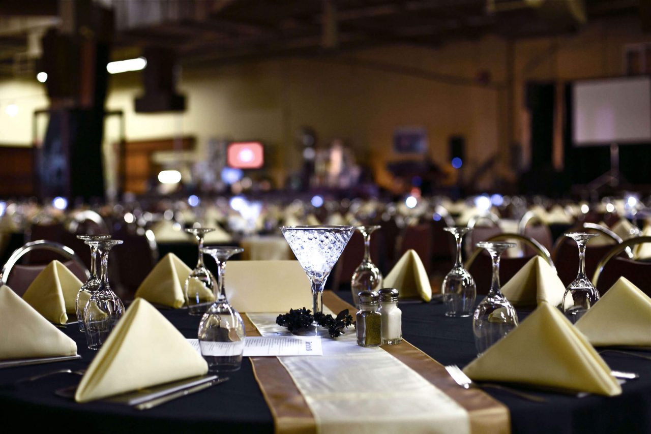 Banquet Event set up at The Jackpot Grill in Grande Prairie