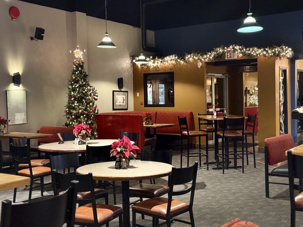 Dining room seating at Jackpot Grill and Events Centre, Grande Prairie