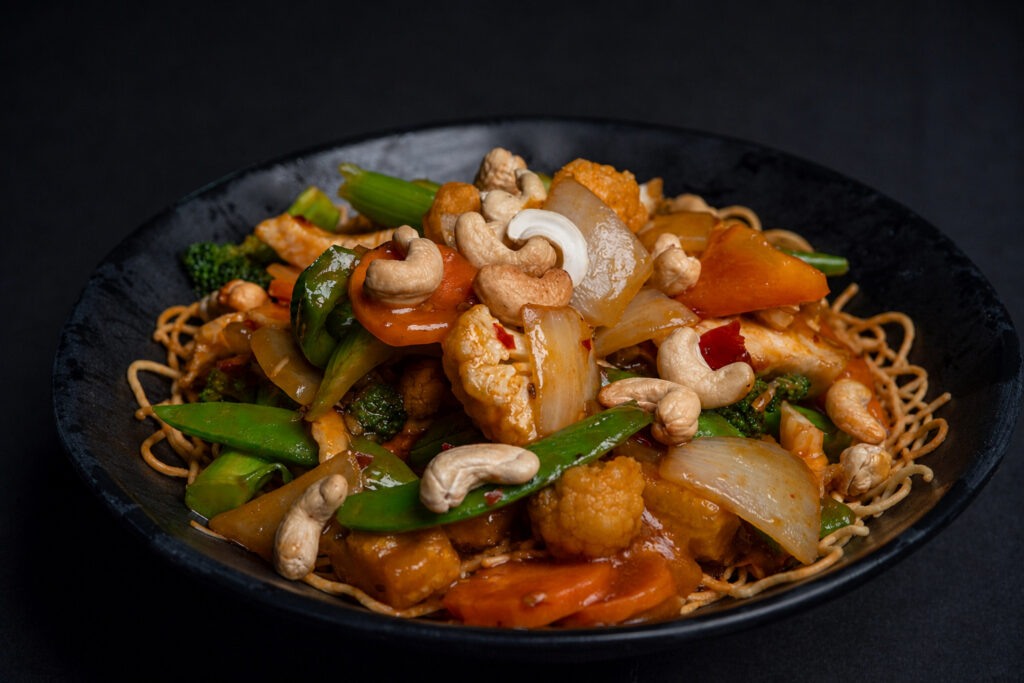 Kung Pao chicken at Jackpot Grill, Grande Prairie