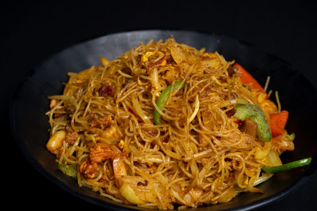 Singapore noodles at Jackpot Grill, Grande Prairie